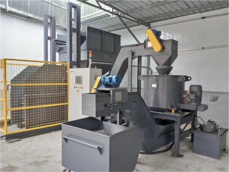 Steel Chip Crushing And Block Pressing Steel Chip Briquetting Machine
